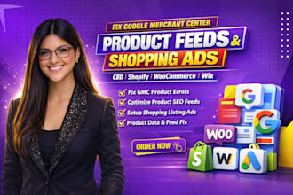 cbd shopify,woocommerce wix producs feeds listing ads,gmc products ads campaign