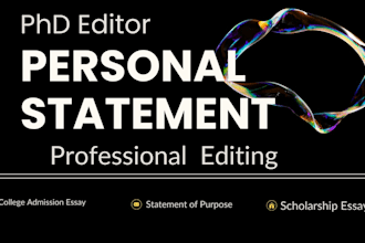 edit your personal statement, sop, or college admission essay