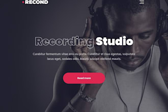 do musician website for artist, dj, music producer