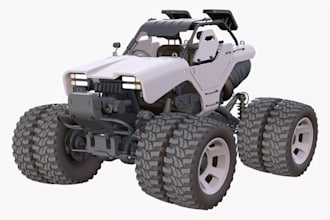 design custom rc vehicle toy model,monster trucks,offroad,buggy cars chassis,stl