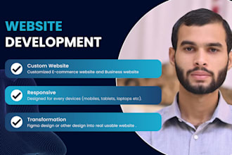 design, redesign and build customize website, as a web developer
