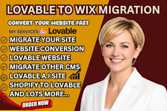 convert lovable website to wix, wordpress shopify, lovable app dev, lovable ai