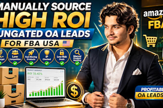 manually source high roi ungated oa leads for fba usa