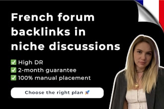 create french forum backlinks in relevant niche discussions