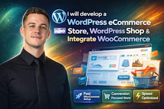 develop wordpress ecommerce store wordpress shop integrate wordpress woocommerce