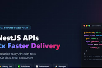 build fast scalable apis using nodejs and nestjs with ai powered develop