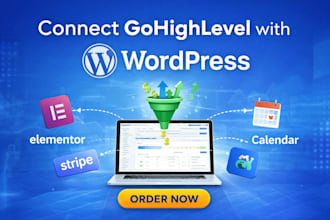 connect gohighlevel with wordpress elementor form stripe checkout calendar forms