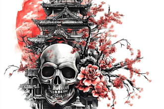 create  a traditional japanese irezumi tattoo
