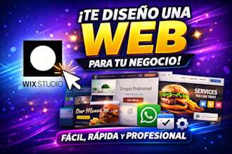 diseño sitios web profesionales en wix para tu negocio