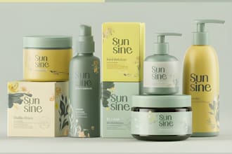 design personal care product packaging, soap, shampoo, deodorant label, wrappers
