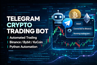 develop a telegram crypto trading bot for automated crypto trading
