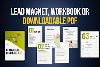 design a professional lead magnet or workbook