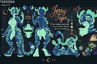 furry ref sheet anthro, furry reference sheet nsfw fursona ref sheet