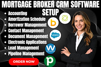 setup mortgage broker CRM bntouch jungo velocify salesforce whiteboard pipedrive