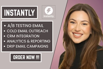 setup instantly ai cold email outreach instantly ai domain warmup email delivery