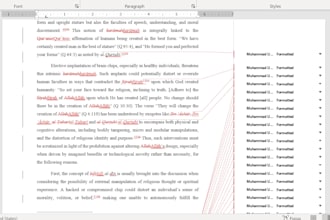 edit, proofread academic documents, fix citations and references, and use zotero