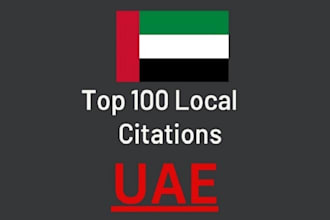 do top 50 uae local SEO citations