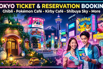buy ghibli museum tickets pokémon café, nintendo kirby café, shibuya sky, tokyo
