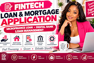 microfinance loan mortgage application fintech digital bank loan management