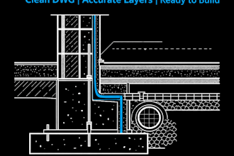draw architectural construction details for buildings and projects
