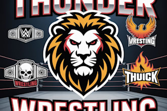 design custom wrestling gear, logo, wwe and costume for pro wrestlers