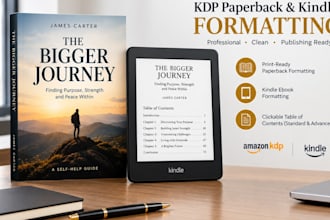 book formatting kindle ebook formatting kdp paperback formatting