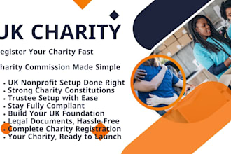 register your charity with UK charity commission seamlessly