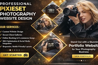 create photography wedding pixieset drone website showit art gallery with wix