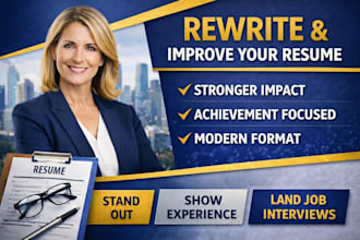 rewrite and improve your resume for better job opportunities