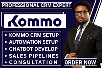 be your kommo crm expert or whatsapp automation workflows and chatbots