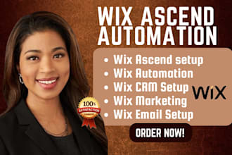setup wix ascend email automation crm email campaign forms email marketing