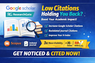 increase google scholar citations backdated citation on researchgate and journal