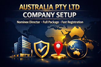 set up australia pty ltd company with nominee director full package