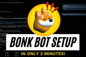 set up a shopping bonk bot,maestro bot,bonk bot,crypto bot