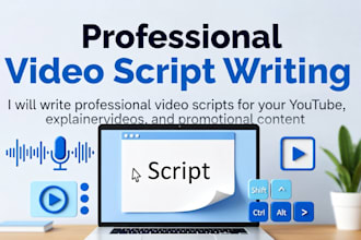 write engaging youtube scripts and professional explainer video scripts