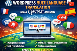 wordpress multilanguage translation using wpml plugin