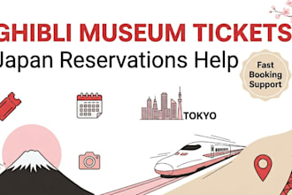 handle ghibli museum tickets and japan reservation tickets