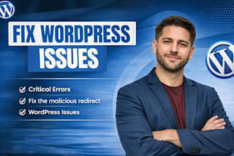 fix critical wordpress error, header or footer, fix wordpress bugs, html css
