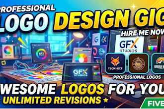 design professional and minimalist and lettering logo