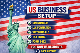 register US llc and obtain ein number for non residents