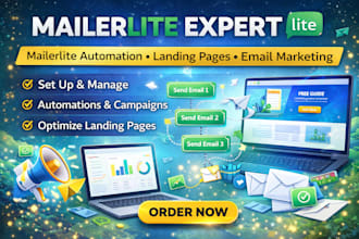 setup mailerlite email marketing automation, landing page, newsletter, forms