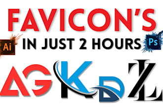 design creative custom favicon design for website in 2 hours