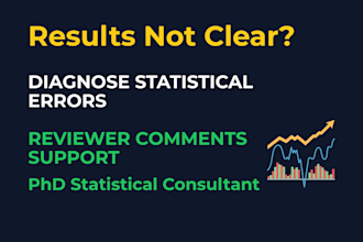 review statistical analysis and reviewer comments