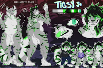 draw furry reference sheet furry avatar furry nsfw sfw telegram furry sticker oc