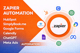 zapier integration hubspot simplybook me google forms calendly chatgpt meta ads