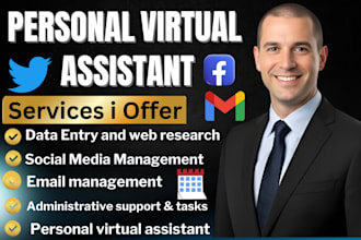 be your executive personal administrative virtual assistant