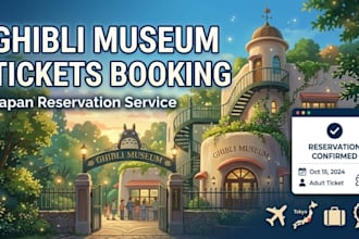 buy ghibli museum tickets for you, friends and family in japan