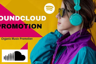 do organic soundcloud music promotion spotify apple music to real actve listener