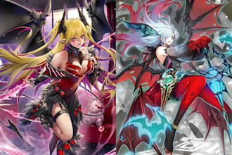 design custom anime and tcg playmat deskmat board game yugioh fantasy artwork