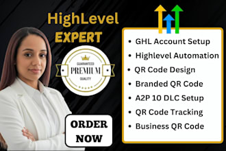 create branded business qr scan code gohighlevel tracking analytics ghl lead